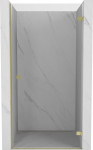 Mexen Lunar-B de&scaron;inės pusės du&scaron;o durys, 70 cm, skaidrios, auksinės - 832-070-000-50-00-P