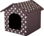 Guolis-būda Hobbydog R2 pėdutės, 44x38x45 cm, rudas