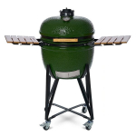 Keraminė kepsninė su priedais Kamado Zyle X Large 62 cm, žalia
