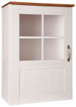 Vitrina Notio Living Dennis 50, balta/ruda