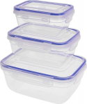 Excellent Housewares maisto saugojimo indelių rinkinys, 3 vnt.