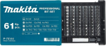 Sukimo antgalių komplektas Makita P-70144, 61 vnt