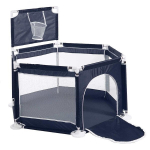 Greitai surenkamas maniežas su krep&scaron;iniu Tavalax Blue