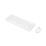 Lenovo Wireless Combo Keyboard & Mouse 510 Keyboard and Mouse Combo 2.4 GHz Wireless via Nano USB Batteries included English White