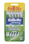 Vienkartiniai skustuvai vyrams Gillette Gillette Sensor3 jautriai odai 5 vnt.