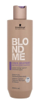 Geltonus plaukus neutralizuojantis &scaron;ampūnas SCHWARZKOPF BLONDME COOL BLONDES, 300ml