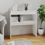 Konsolinis staliukas, 80x30x80cm, baltos spalvos