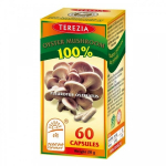 Maisto papildas Terezia 100% Oyster grybas, 60 kapsulių