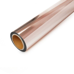 Tonuota bronzinė veidrodinė plėvelė langų stiklui 80%, 1.5m