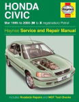 Honda Civic Service And Repair Manual: 95-00