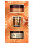 Kosmetikos rinkinys Nuxe Honey Lover Dry Skin Body Care: kūno &scaron;veitiklis, 175 ml + kūno balzamas, 200 ml + žvakė, 70 g