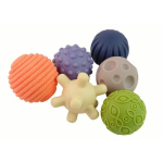 Sensorinių kamuoliukų rinkinys Lean Toys, 6vnt.
