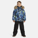 Huppa Žieminis komplektas WINTER, blue pattern/ black