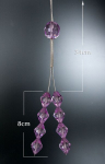Dekoratyvinis segtuvas 12 violetinė