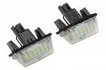 LED numerių ap&scaron;vietimas Toyota Avensis T27, Auris E18, Verso, Yaris 2010-