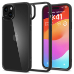 Spigen Crystal Hybrid , matinės juodos spalvos - iPhone 15 Plus