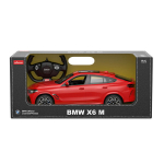 Nuotoliniu būdu valdomas automobilis BMW X6 M Rastar, raudonas