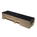 Drenažo latakas Stora Drain Self, 50x12,5x10 cm, rudas/pilkas