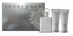 Rinkinys Afnan Supremacy Silver vyrams: kvapusis vanduo EDP, 100 ml + du&scaron;o gelis, 100 ml + balzamas po skutimosi, 100 ml
