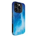 Evelatus TPU+PC &scaron;arvuotas dėklas Apple iPhone 15 Pro Max Galaxy Blue