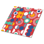 Lipni dekoratyvinė plytelė Decormat 30x30cm geometrinis vintažinis ra&scaron;tas, 30x30 cm