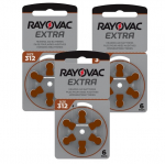 Rayovac A312 (PR41) klausos aparato baterijos 3x6 vnt., 18 vnt.
