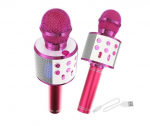Belaidis karaoke mikrofonas  Izoxis,rožinis