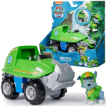 Žaislinis automobilis Paw Patrol Jungle Pups su figūrėle Rocky