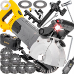 Elektrinė vagapjovė su lazeriu ir priedais Powermat PM-BE-3000M