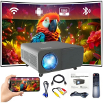 WiFi 24/5 Ghz Android televizorius Full HD 4K 550 Ansi projektorius Zenwire X5