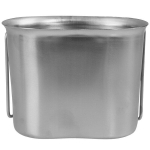 Plieninis kelioninis puodeli MFH, 500ml