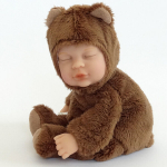 Lėlė Anne Geddes Rudas me&scaron;kiukas, 23 cm
