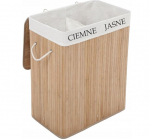 Bambukinė skalbinių dėžė Mensen, 100 l, ruda