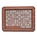 Medinė taupyklė Leafage, ruda