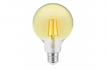 LED lemputė, Filament Vintage, G95, 3000K, E27, 4,0 W, AC220-240V, 360&deg;, 300lm, 44mA