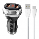 LDNIO 3000 mA USB automobilinis įkroviklis