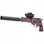 Automatinis ginklas skirtas gelio kamuoliukams Blaster Sauga