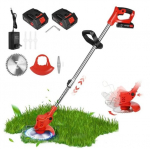 Akumuliatorinis trimeris su dviem dideliais akumuliatoriais, 680W