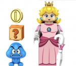 Konstruktorius Super Mario Princess Peach figūrėlė HeroBricks, 5cm