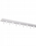 Lubų bėgis PVC dvigubas bėginis užuolaidų bėgis 250 cm