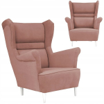 Bra&scaron;kių avietės poilsio fotelis Zoja Skandinavi&scaron;ki &scaron;eimos baldai