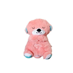 Grojantis, &scaron;viečiantis ir kvėpuojantis migdukas Ūdra, rožinis