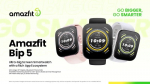 I&scaron;manusis laikrodis I&scaron;manusis laikrodis Amazfit Bip 5 Pastel Pink