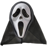 Helovino kaukė Scream, juoda