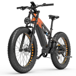Elektrinis dviratis Lankeleisi RV800 26'', oranžinis