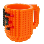 LEGO kubas oranžinis 350 ml