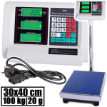 Platforminės svarstyklės BERIMAX 5FJ-3ZBYT 100 kg, 30x40 cm