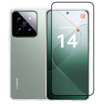 &bdquo;Connect Xiaomi 14 2.5D Full Cover Japan Glue Glass&ldquo; antistatinis, tvirtesnis