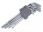 Raktų &scaron;e&scaron;iakampių žvaigždučių lenktų rinkinys 9vnt