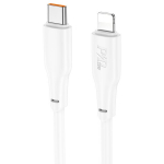USB kabelis Hoco X93 PD20W USB-C to Lightning 1.0m baltas